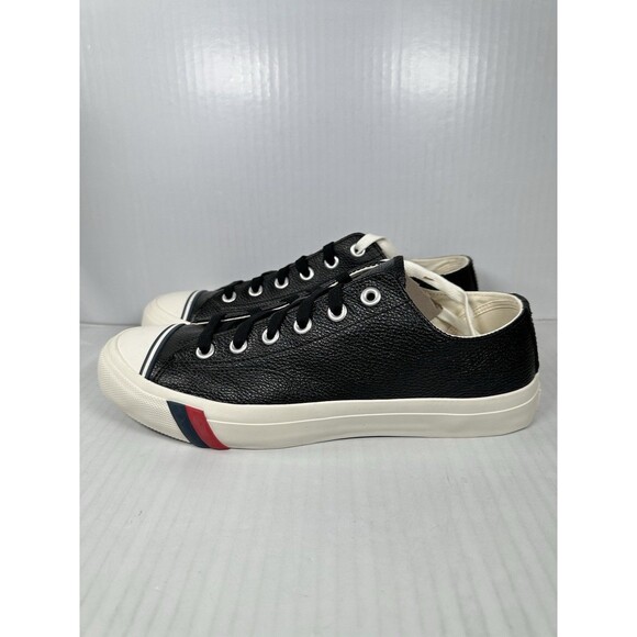 Size 11 Pro-Keds Royal Lo Lace Up Black Shoes Sneaker Mens PH61439 NEW - Picture 3 of 8